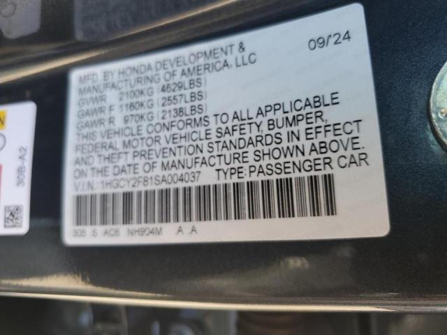 2025 HONDA ACCORD TOU 1HGCY2F81SA004037