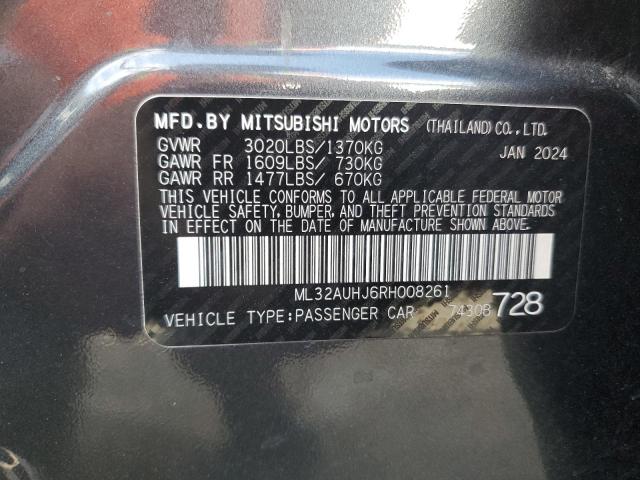 2024 MITSUBISHI MIRAGE ES ML32AUHJ6RH008261