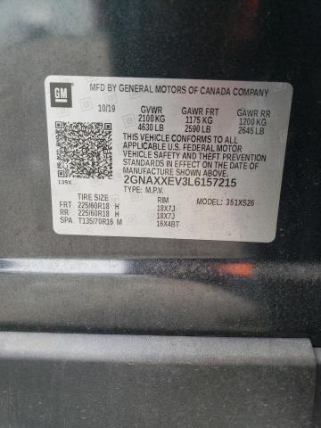 2020 CHEVROLET EQUINOX PR 2GNAXXEV3L6157215