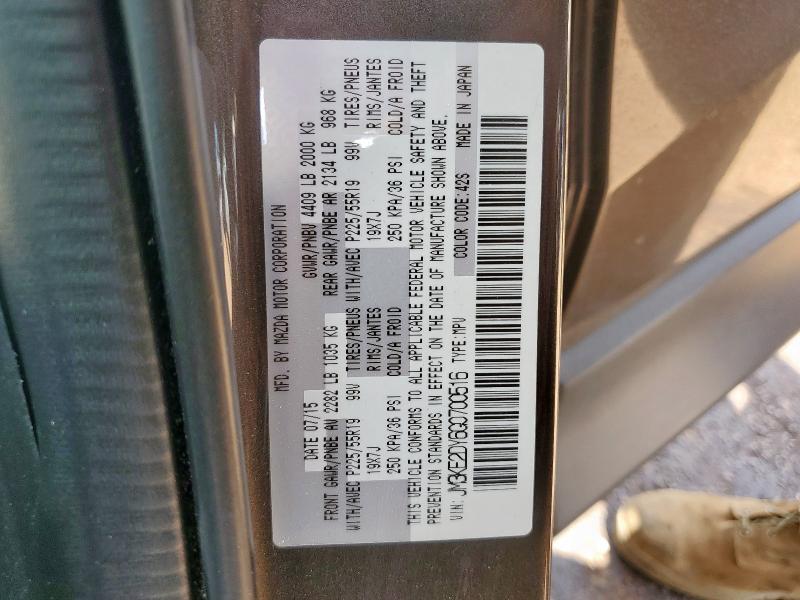 2016 MAZDA CX-5 GT - JM3KE2DY6G0700516