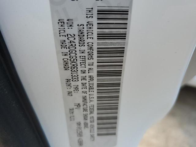 2019 DODGE GRAND CARA 2C4RDGCG5KR631333