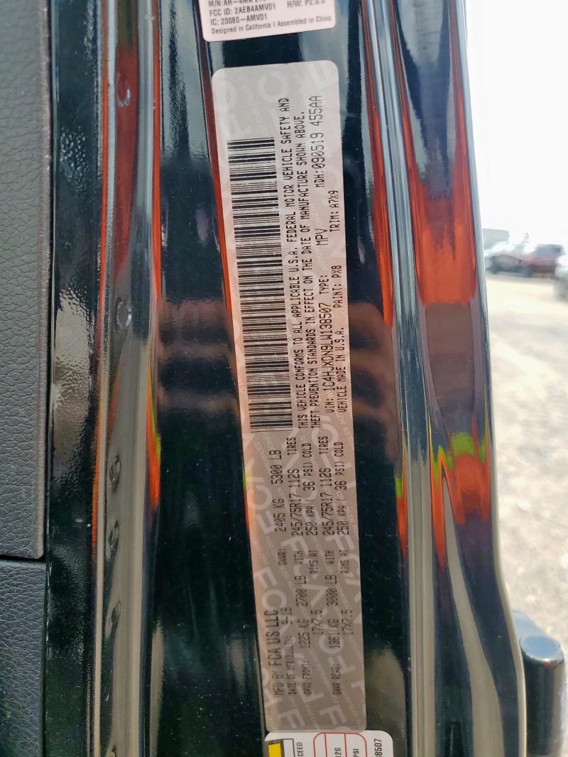 2020 JEEP WRANGLER U 1C4HJXDN9LW138507