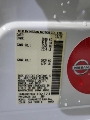 2017 NISSAN LEAF S 1N4BZ0CP8HC302773