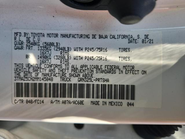 2021 TOYOTA TACOMA DOU #3270299976