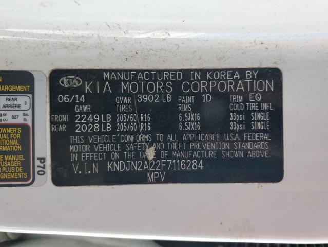2015 KIA SOUL - KNDJN2A22F7116284