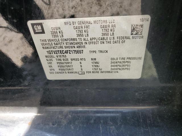 2015 GMC SIERRA K15 1GTV2TEC4FZ175697
