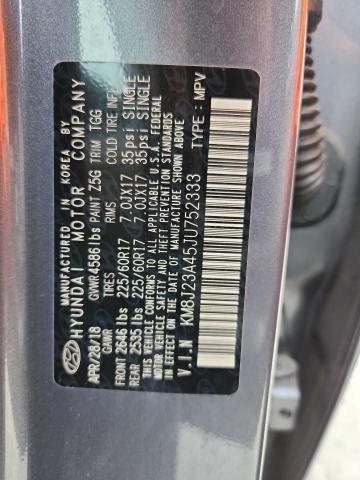 2018 HYUNDAI TUCSON SE KM8J23A45JU752333