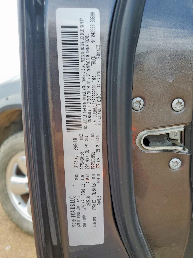 2015 RAM 1500 SLT - 3C6RR7LT4FG666026