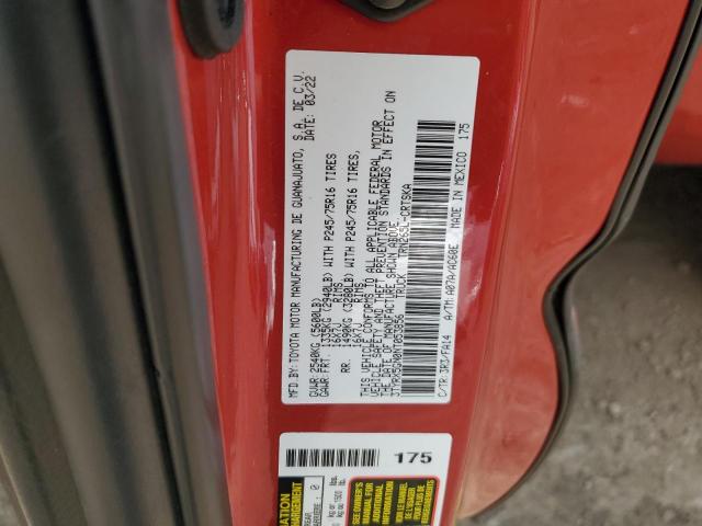 2022 TOYOTA TACOMA ACC - 3TYRX5GN0NT053856