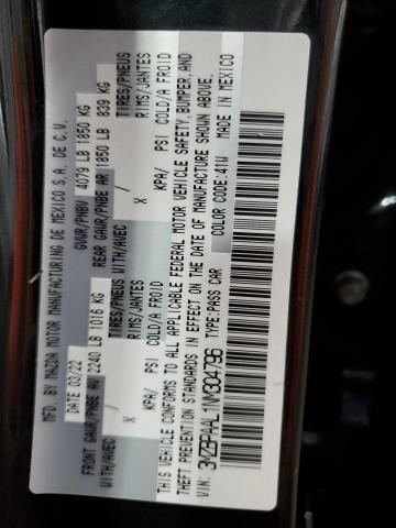 2022 MAZDA 3 - 3MZBPAAL1NM304796