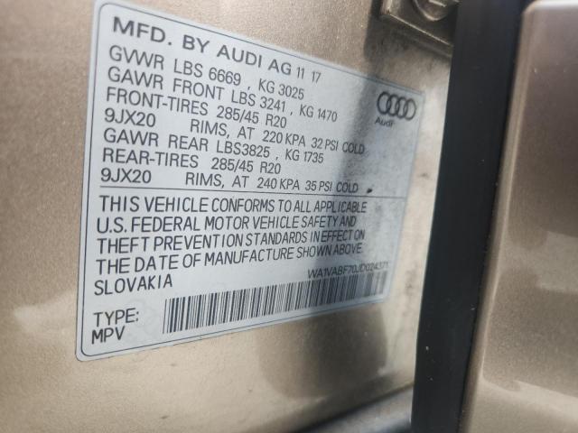 2018 AUDI Q7 PRESTIG WA1VABF70JD024371
