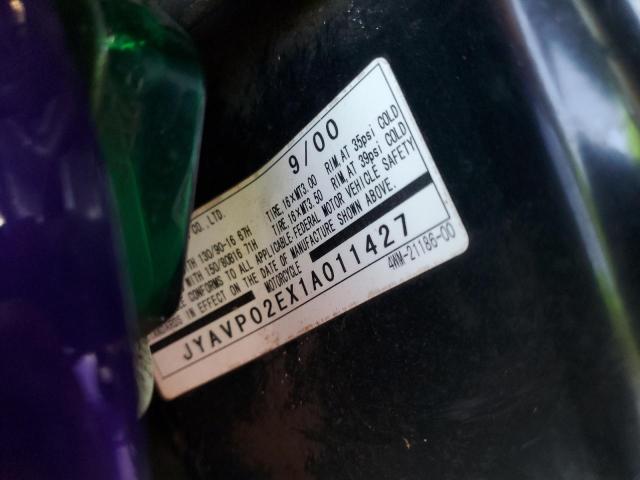 2001 YAMAHA XV1600 AL JYAVP02EX1A011427