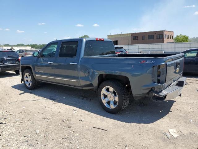 CHEVROLET SILVERADO 2014 blue crew pic gas 3GCUKSEC3EG328686 photo #3