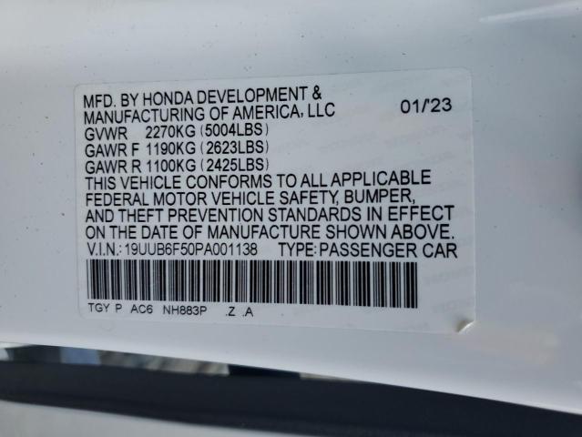 2023 ACURA TLX A-SPEC 19UUB6F50PA001138