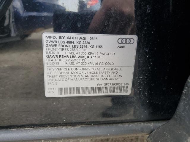 2016 AUDI Q3 PRESTIG WA1GFCFS9GR021145