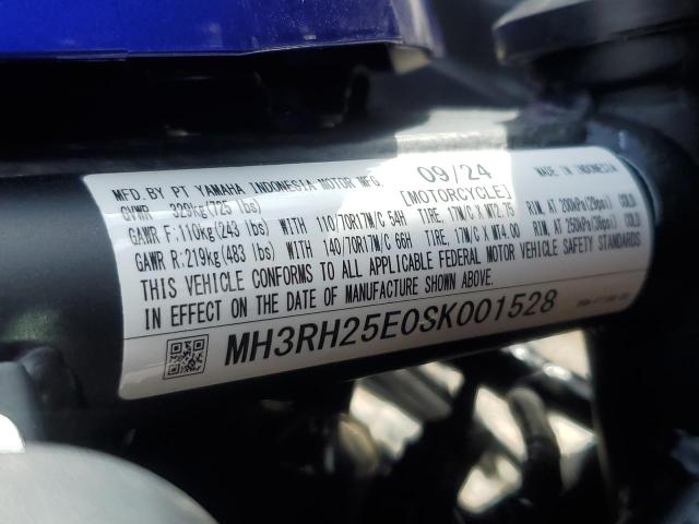 2025 YAMAHA YFZ320 A MH3RH25E0SK001528