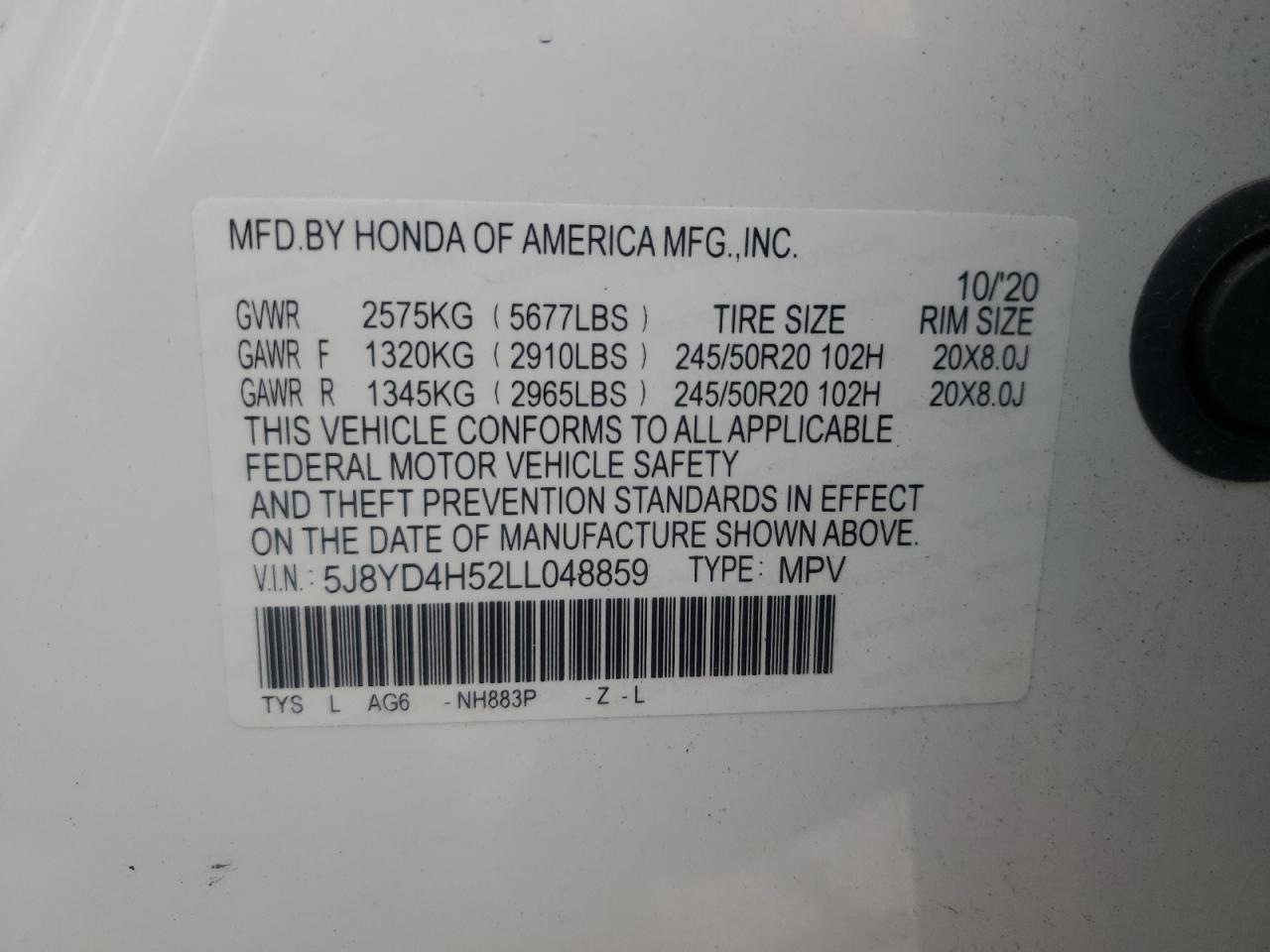 ACURA MDX TECHNOLOGY