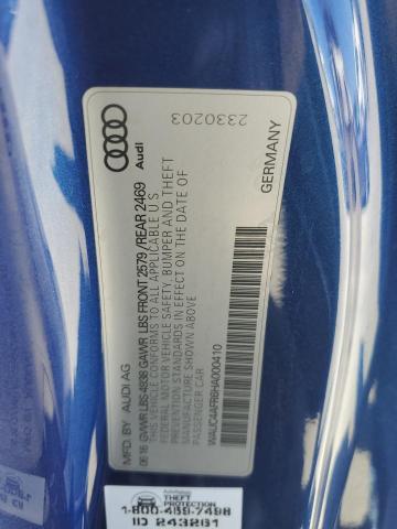 2017 AUDI S5 WAUC4AFR6HA000410