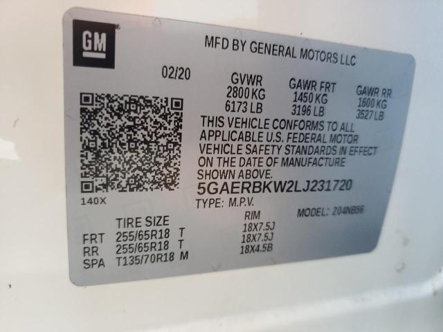 2020 BUICK ENCLAVE ES 5GAERBKW2LJ231720