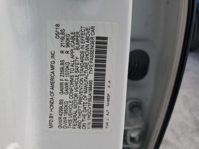 2018 HONDA ACCORD EXL 1HGCV1F59JA188490