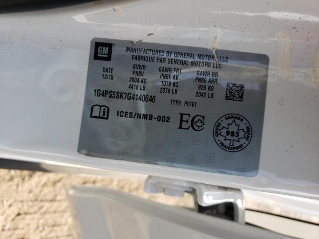 2016 BUICK VERANO 1G4PS5SK7G4140646
