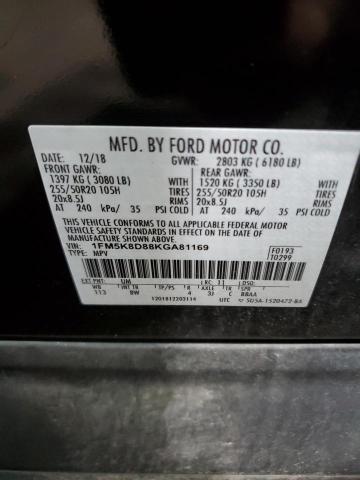 2019 FORD EXPLORER X - 1FM5K8D88KGA81169