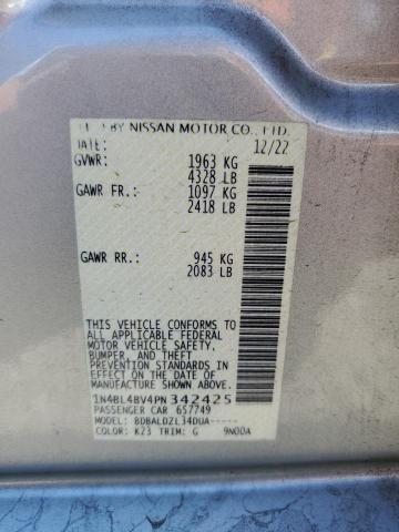 2023 NISSAN ALTIMA S 1N4BL4BV4PN342425