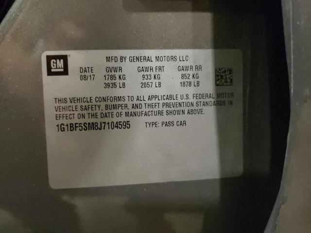 2018 CHEVROLET CRUZE PREM - 1G1BF5SM8J7104595