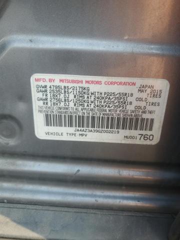 2016 MITSUBISHI OUTLANDER SE JA4AZ3A39GZ002219