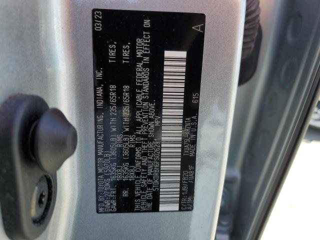 2023 TOYOTA HIGHLANDER 5TDKDRBH6PS026291
