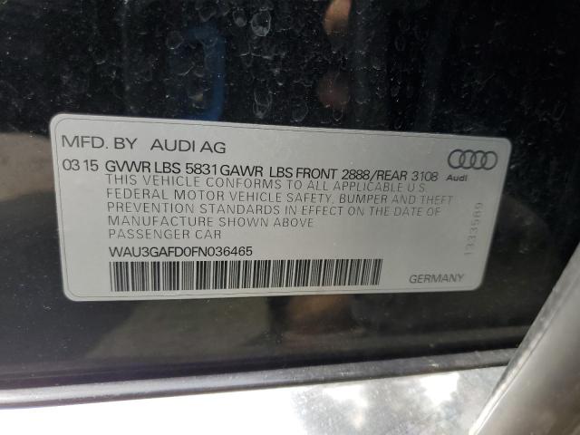 2015 AUDI A8 L QUATT WAU3GAFD0FN036465
