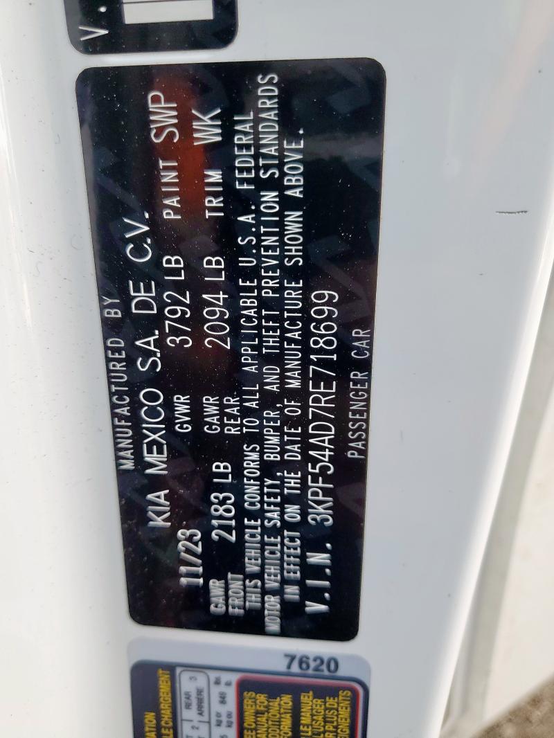 2024 KIA FORTE GT L - 3KPF54AD7RE718699