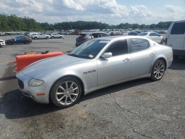 MASERATI QUATTROPOR 2007 silver sedan 4d gas ZAMFE39A770032250 photo #1