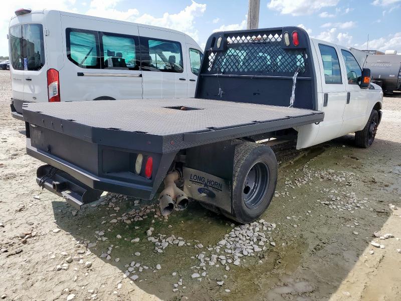 FORD F350 SUPER 2012 white crew cha diesel 1FD8W3GT9CEB95862 photo #4