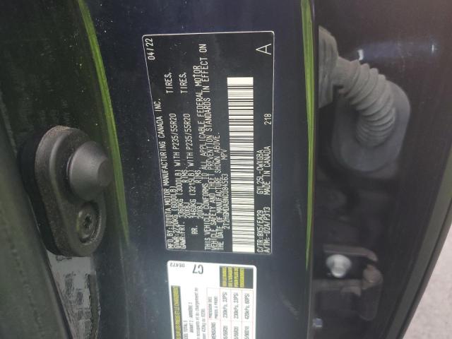 2022 LEXUS RX 450H 2T2HGMDA9NC084563