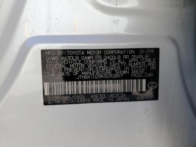 2019 LEXUS IS 300 JTHBA1D29K5092897