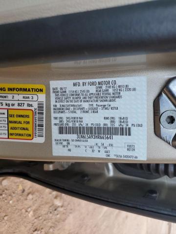 2017 LINCOLN MKZ PREMIE 3LN6L5A93HR665641
