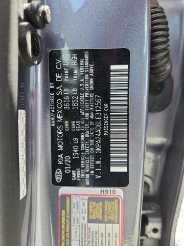 2020 KIA RIO LX 3KPA24AD6LE312567