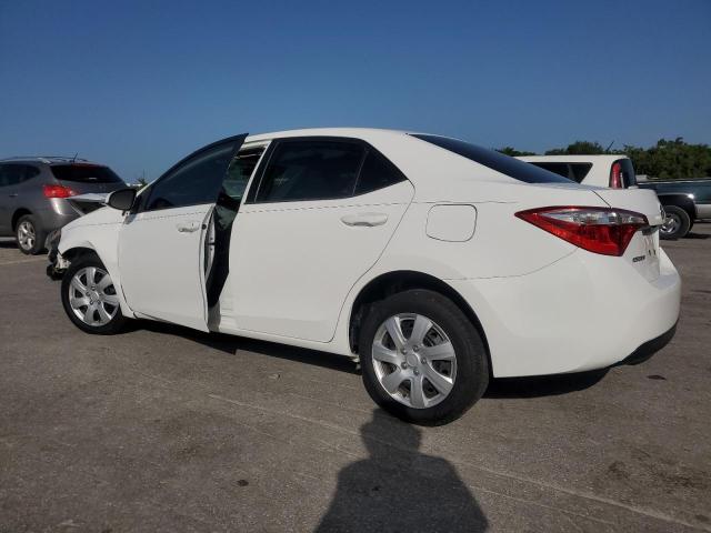 TOYOTA COROLLA L 2014 white  gas 2T1BURHE8EC131160 photo #3