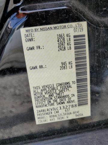 2020 NISSAN ALTIMA SR 1N4BL4CV3LC132788