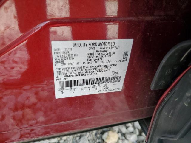 2019 FORD EDGE TITAN - 2FMPK4K9XKBB36144