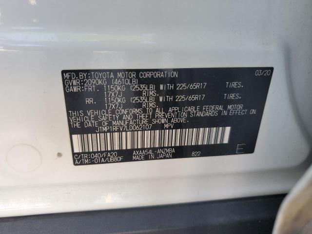 2020 TOYOTA RAV4 XLE - JTMP1RFV7LD062107