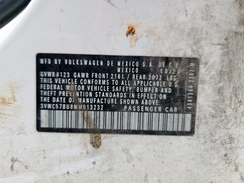 2021 VOLKSWAGEN JETTA S 3VWC57BU8MM013232