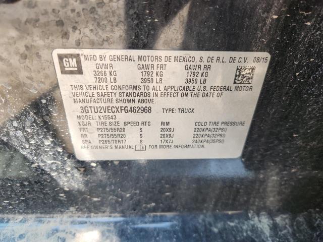 2015 GMC SIERRA K15 3GTU2VECXFG462968