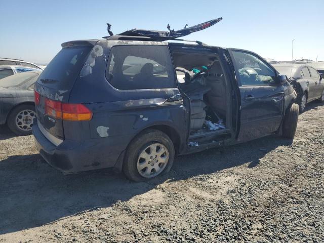 HONDA ODYSSEY EX 2004 blue sports v gas 5FNRL18844B140297 photo #4