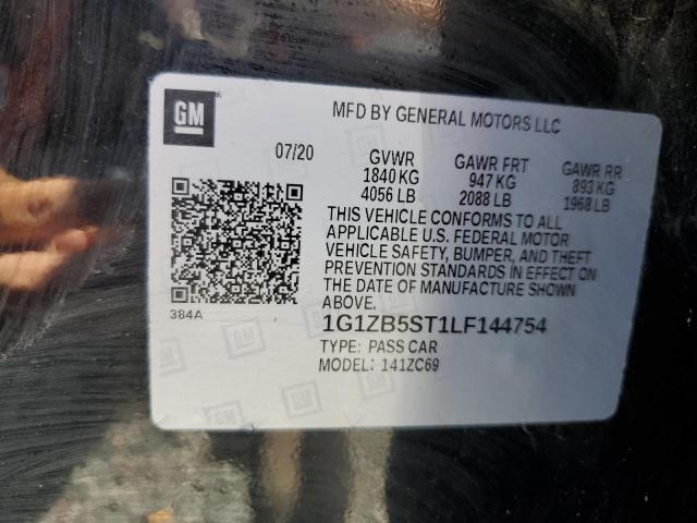 2020 CHEVROLET 1500 454SS 1G1ZB5ST1LF144754