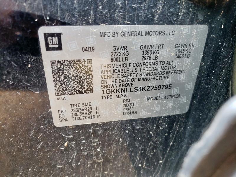 2019 GMC ACADIA SLE - 1GKKNLLS4KZ259795