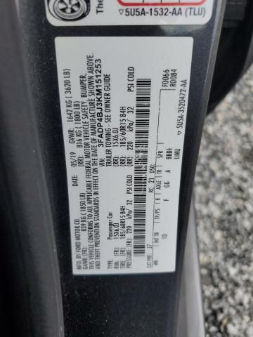 2019 FORD FIESTA SE 3FADP4BJ3KM151253