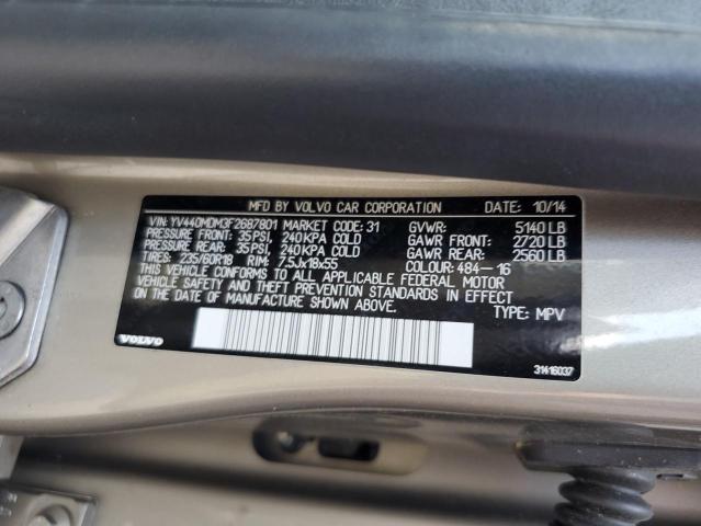 2015 VOLVO XC60 T5 PL YV440MDM3F2687801