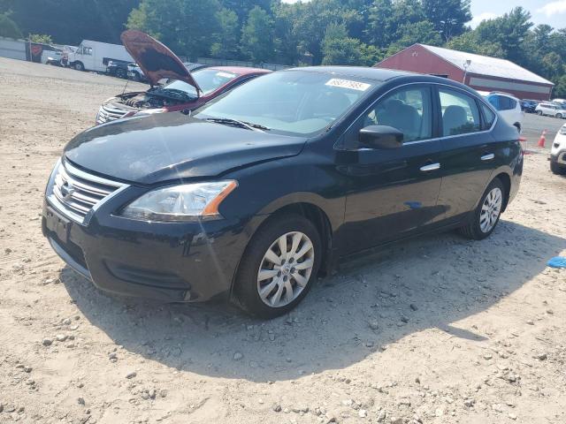 NISSAN SENTRA S 2013 black sedan 4d gas 3N1AB7AP0DL653040 photo #1